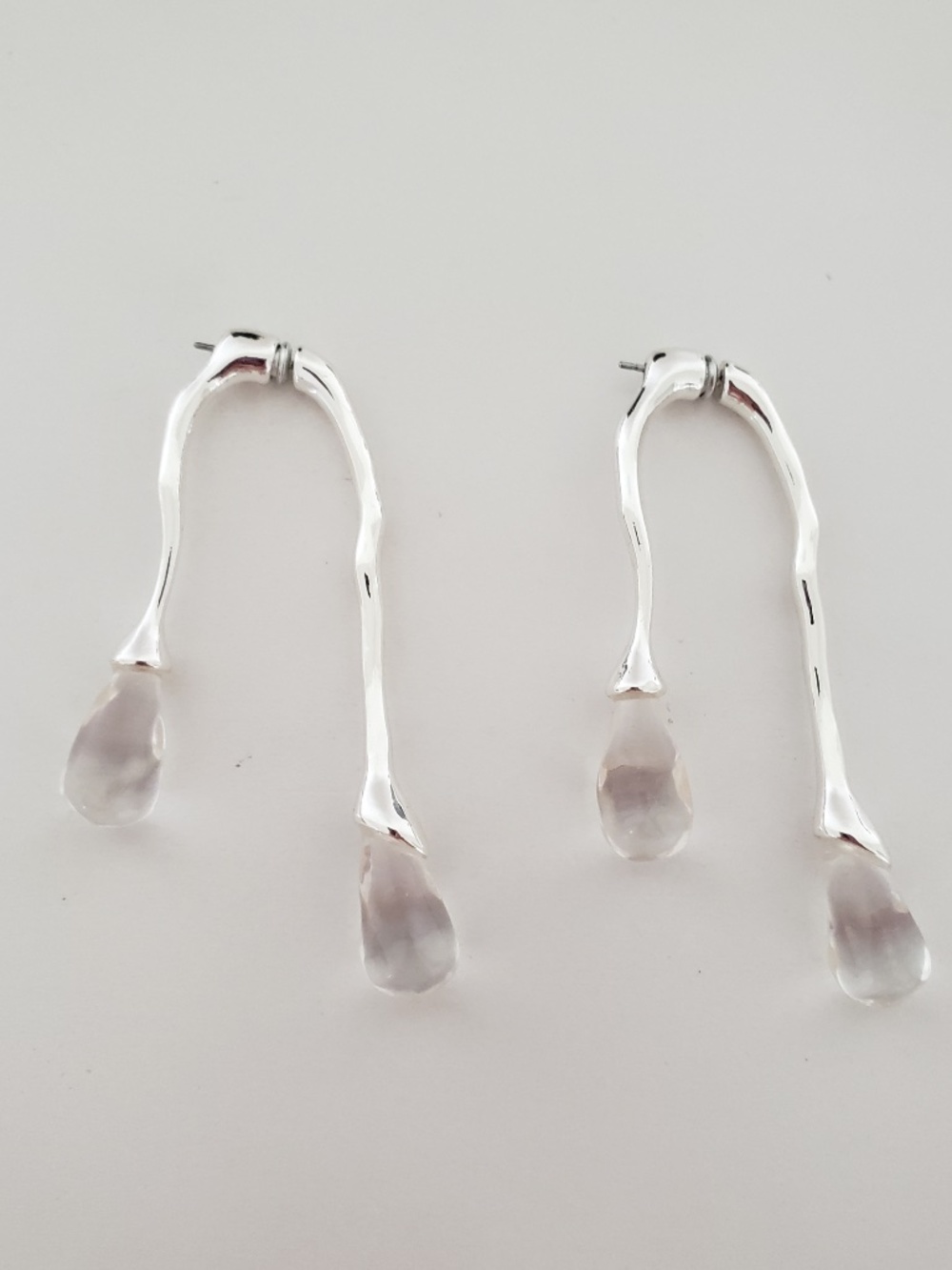 Camila Coelho Sculptural Front Back Tear Drop Earrings - Picture 4 of 5